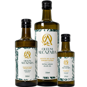 botellas de aceite personalizadas oleum alcazaba